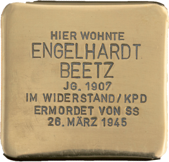 Stolperstein Engelhard Beetz