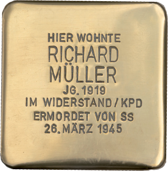Stolperstein Richard Müller